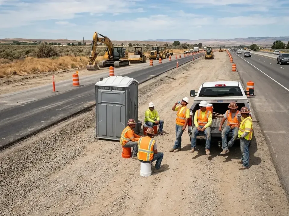 highway-road-construction-crew-007 — frequently asked questions, Porta Potty and Restroom Rentals in Winooski, VT